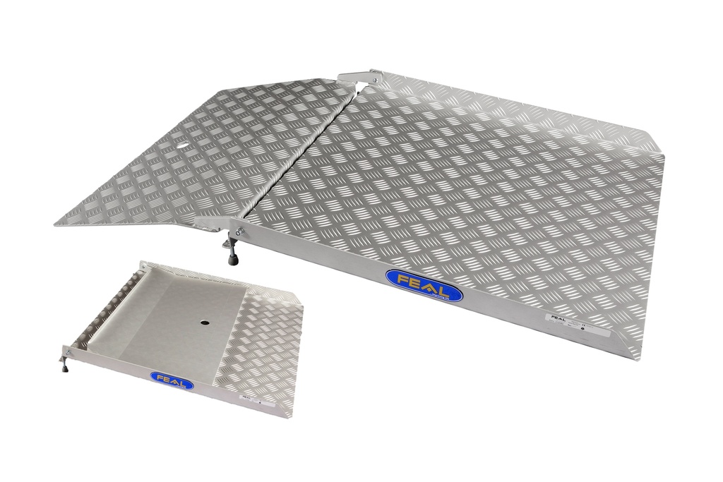 Rampe de seuil - réglable en hauteur et pliable - DI2080 - 80+45x75cm