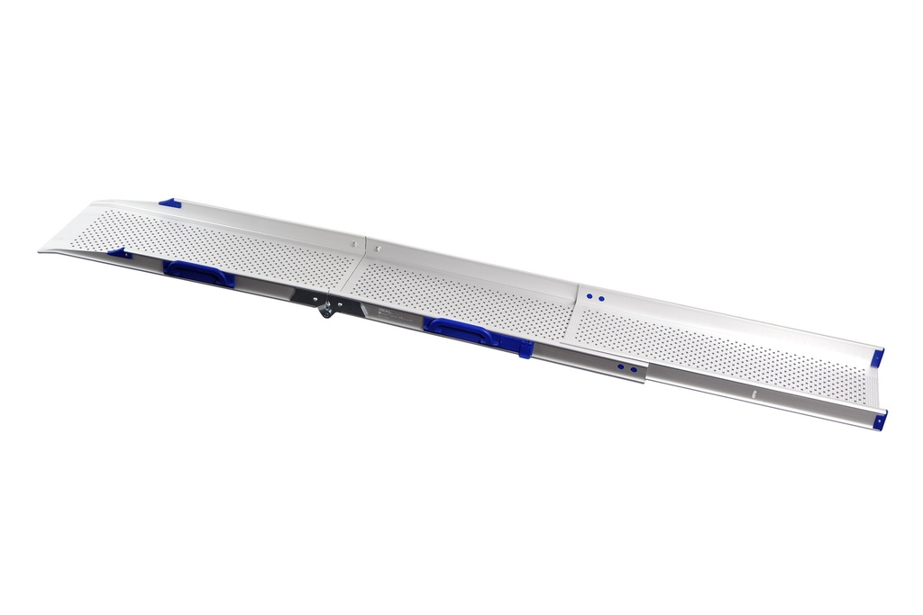 Rampa pieghevole e telescopico - FTW200 - 77-205x25cm -  per altezza 40cm - coppia