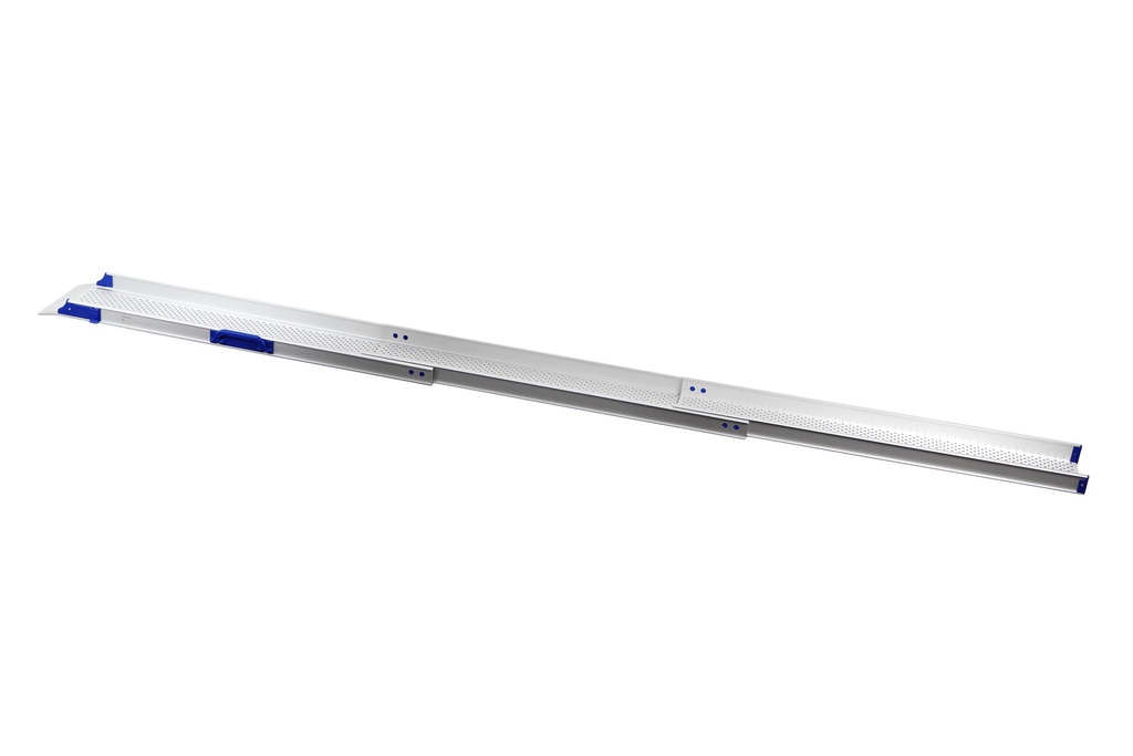 Rampe télescopique en 3 parties - T300 - longueur rail 116 - 288cm - paire