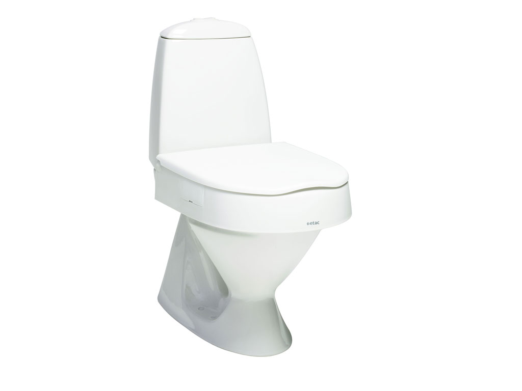 Rehausse de toilette CLOO sans accoudoirs - avec siège fix et couvercle
