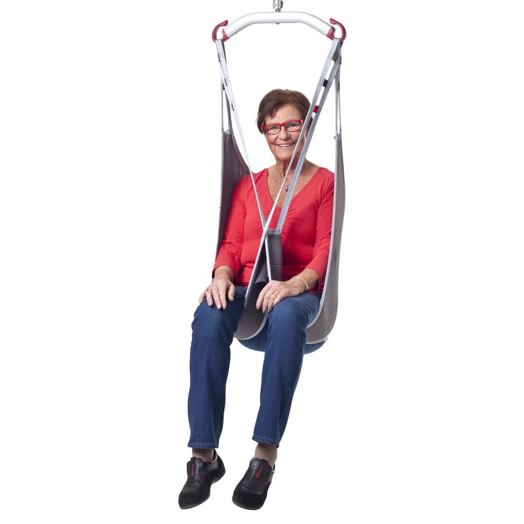 Traggurt Patientenheber - Evosling - Größe M - Rückenlehne Mittel - Netz mit Polsterung