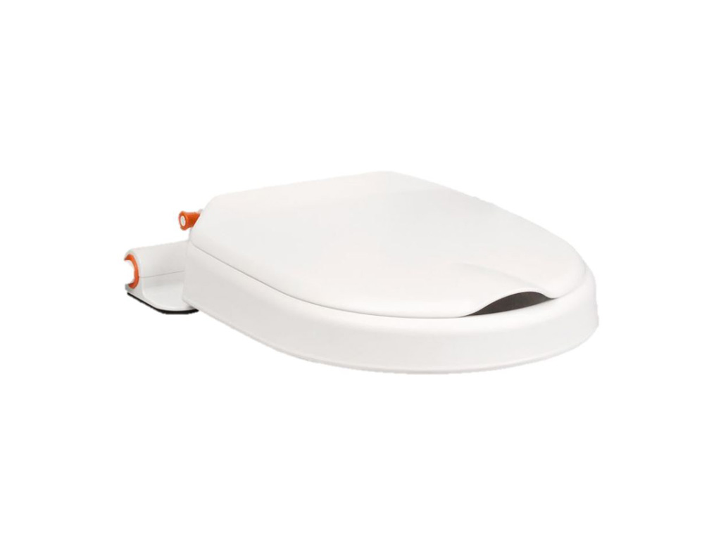 Toilettensitzerhöhung HI-LOO FIX ohne Armlehnen - Höhe 6cm