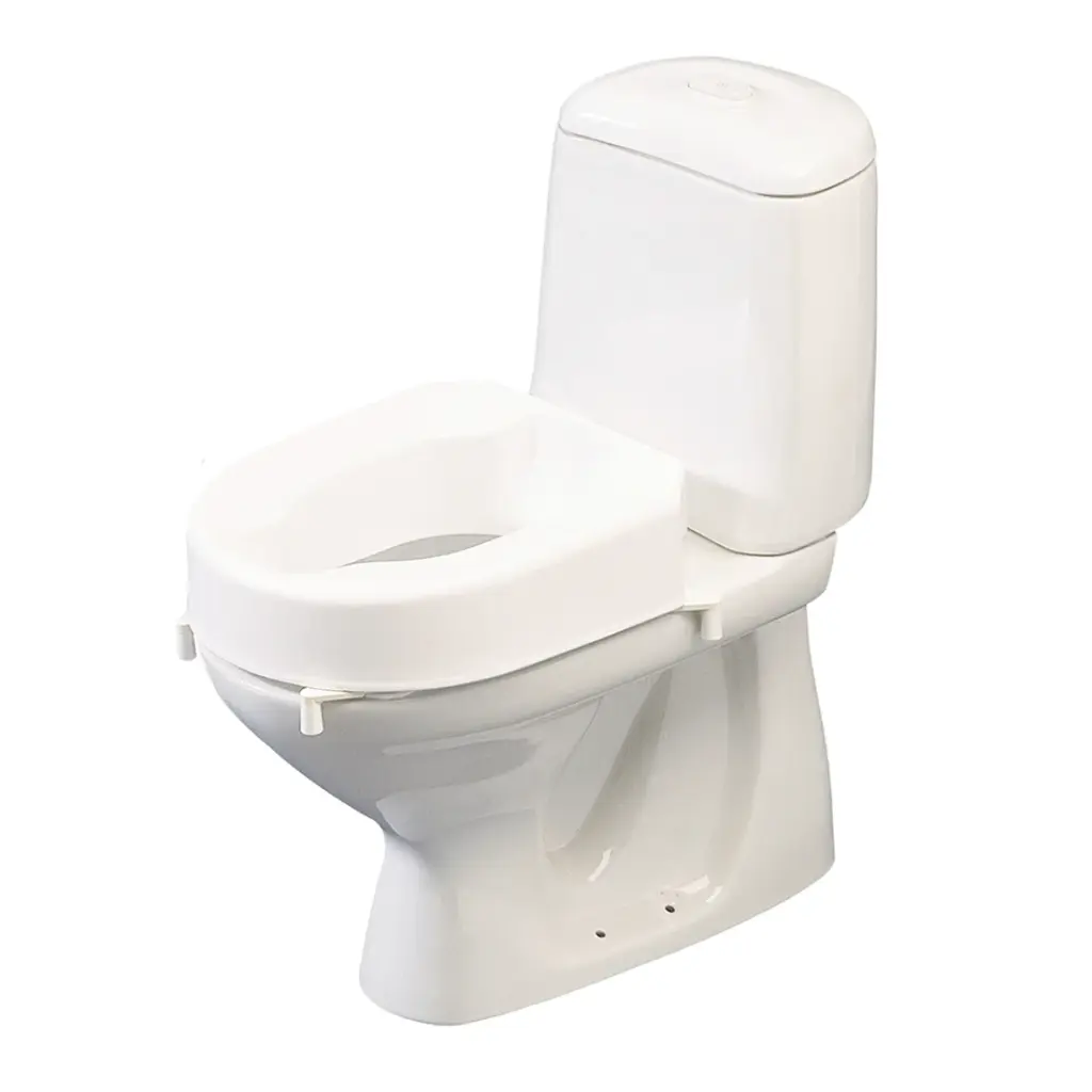 Surélévation de toilettes HI-LOO avec couvercle - hauteur 10cm