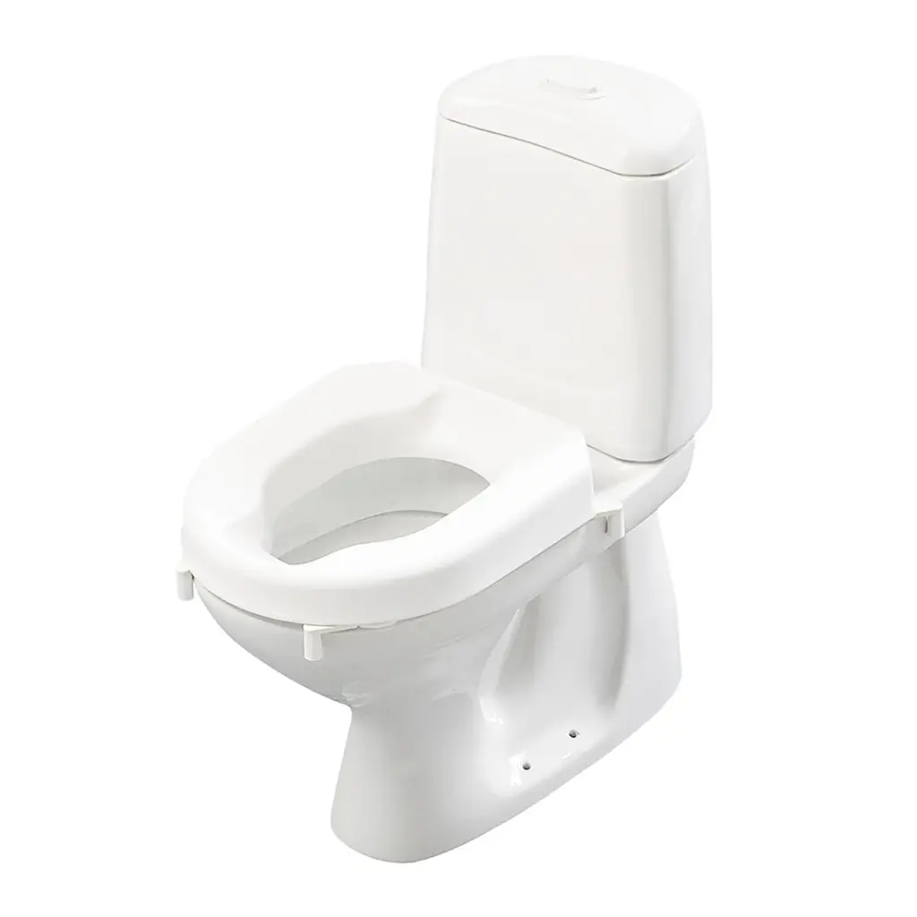 Surélévation de toilettes HI-LOO avec couvercle - hauteur 6cm