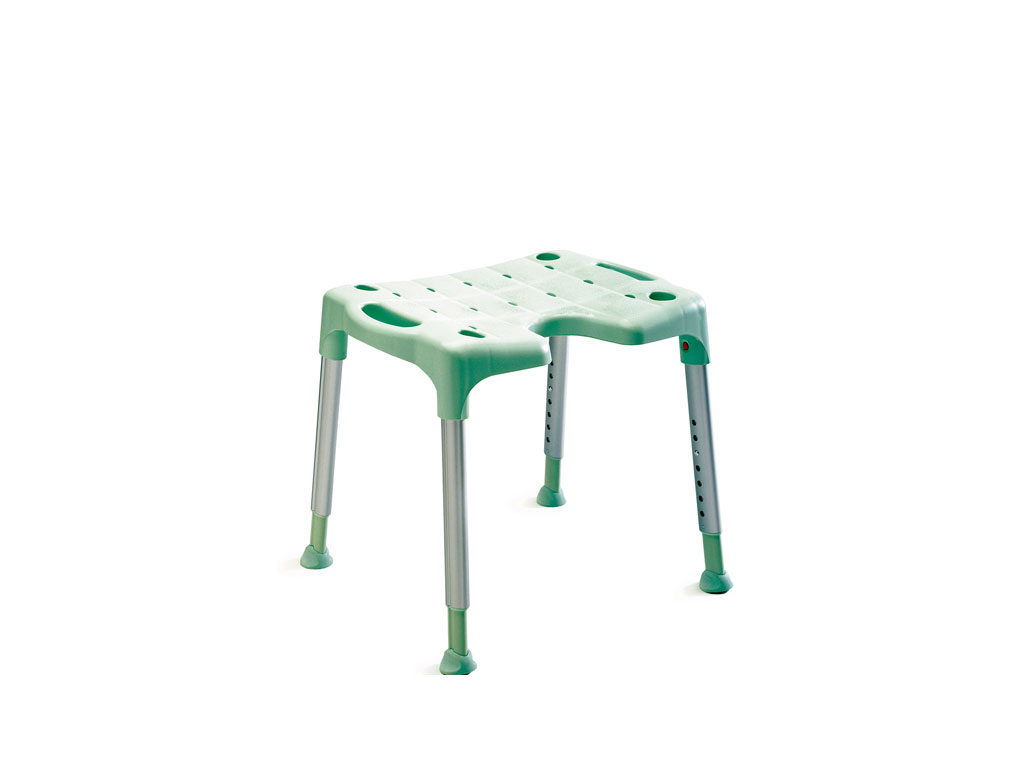 Sgabello per doccia SWIFT - colore verde Lagoon -  versione standard