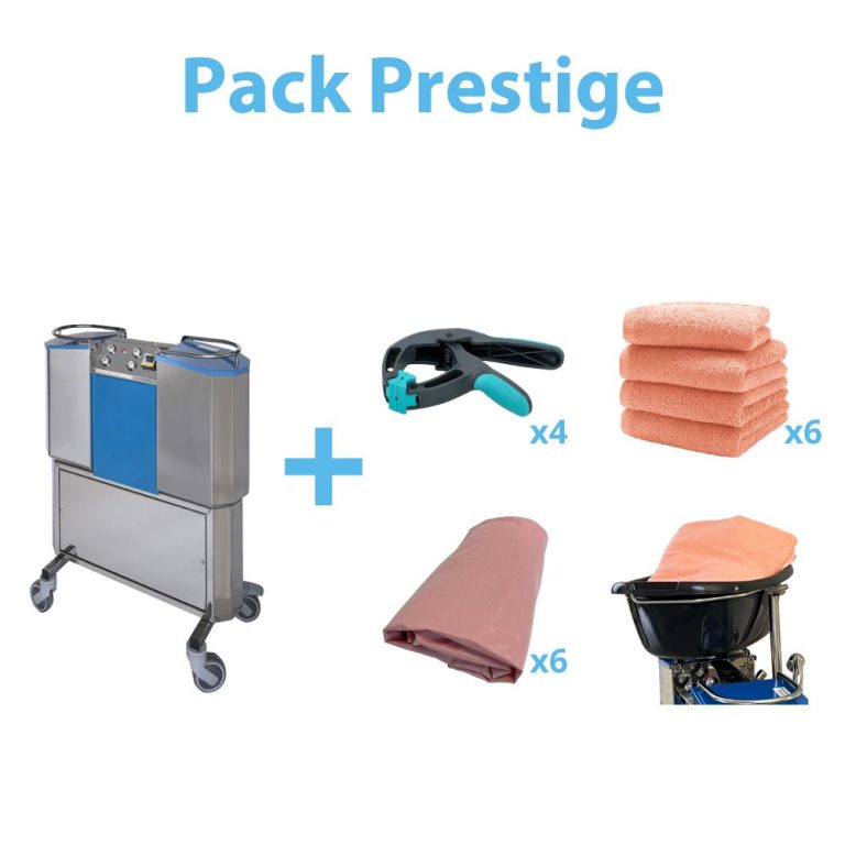 Mobile Bettdusche Evolution mit Pack-Prestige