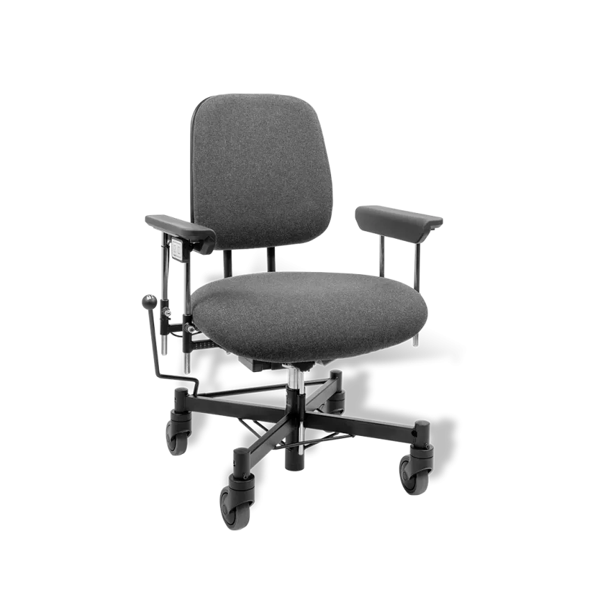 Sedia da lavoro e terapia VELA Tango 300E - regolazione elletrico dell'altezza