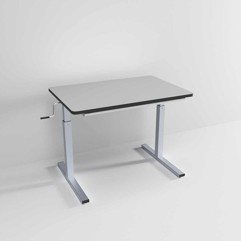 Table de thérapie Ergo Type A - 90x60cm - réglage manuel de la hauteur