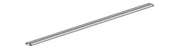 Rail 90cm pour appui-bras - Ergo