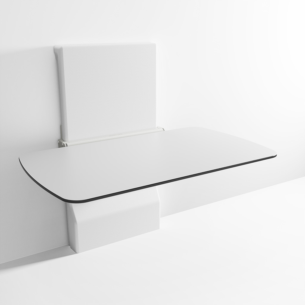 Wickeltisch Vario - 70x120cm - elektrische Höhenverstellung 30-100cm - ohne Seitensicherung - wandmontiert