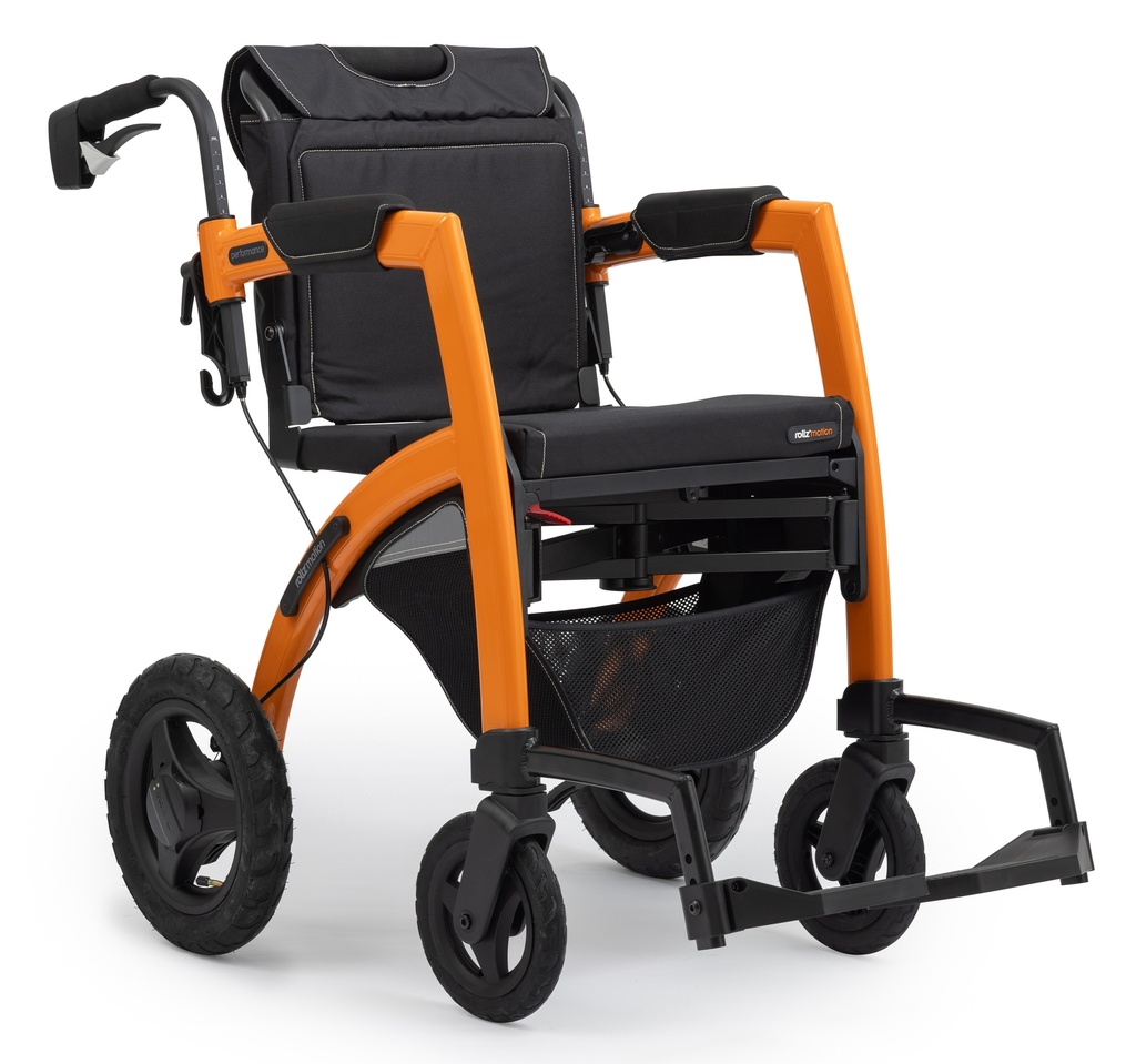Déambulateur/fauteuil roulant Rollz Motion Performance - orange néerlandaise - édition limitée