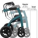 Déambulateur/fauteuil roulant Rollz Motion Performance - Small - jungle vert