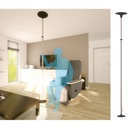 Barra di supporto telescopica GRIPO - nuovo modello migliorato (sostituisce il 35100)