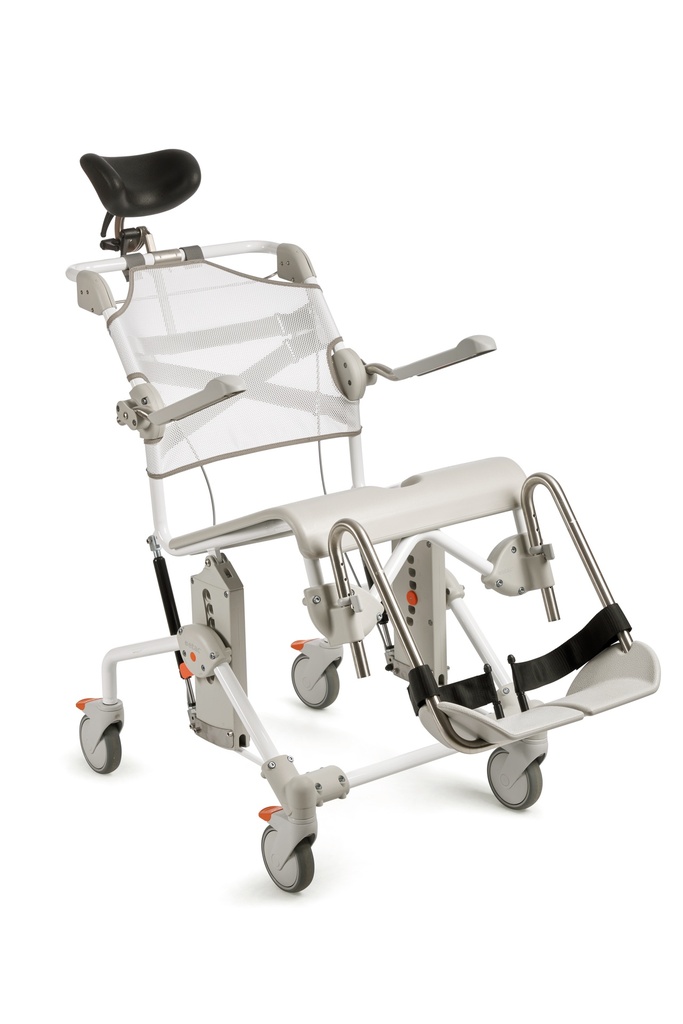 Chaise douche-toilet SWIFT MOBIL TILT-2 XL - avec dossier large