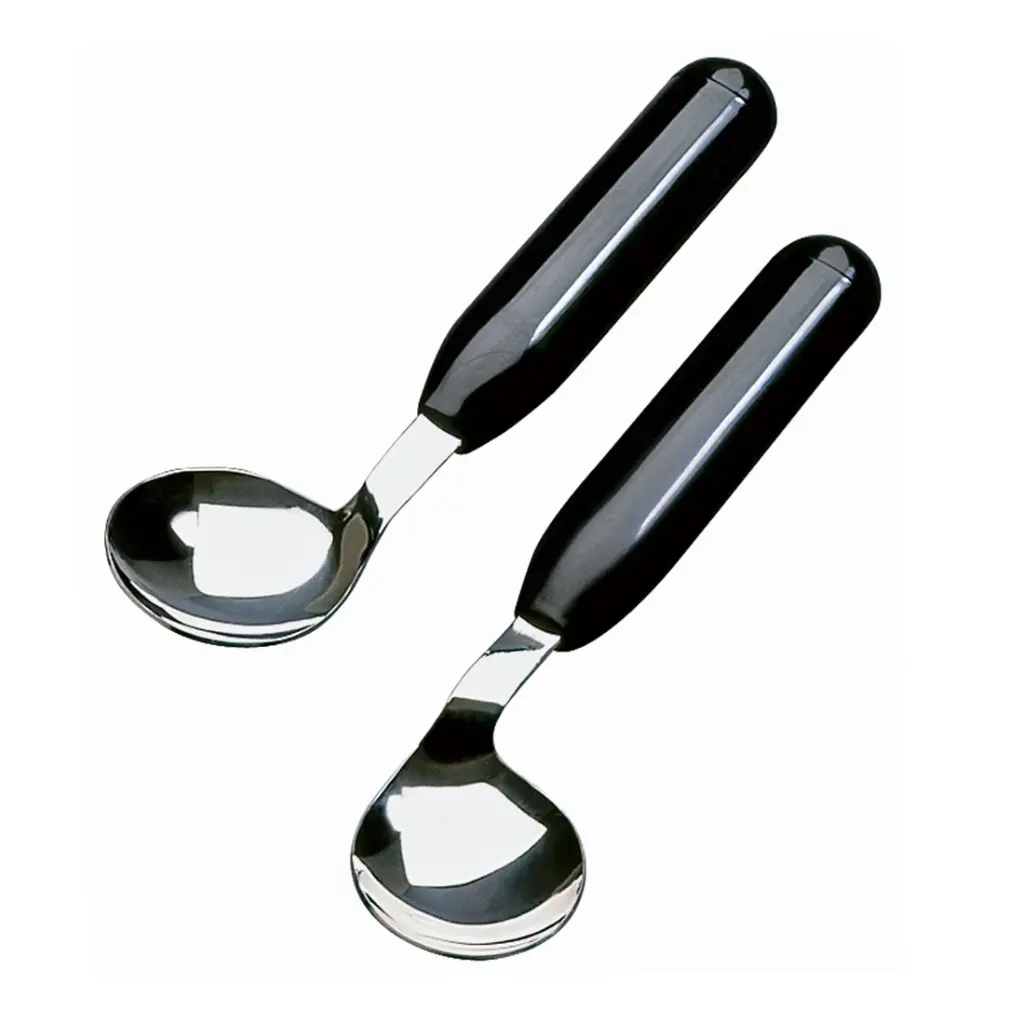 Cucchiaio con paletta ad angolo per destra - lunghezza 190mm