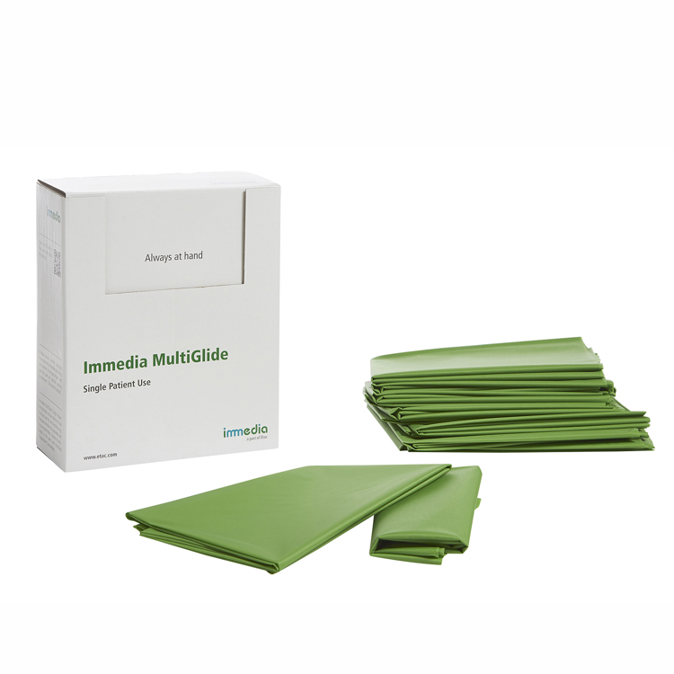 Drap de transfert - MultiGlide SPU - latéral XXL - Longueur 140cm - Largeur 730cm - Utilisation à usage unique - 5 boîtes à 10 pièces