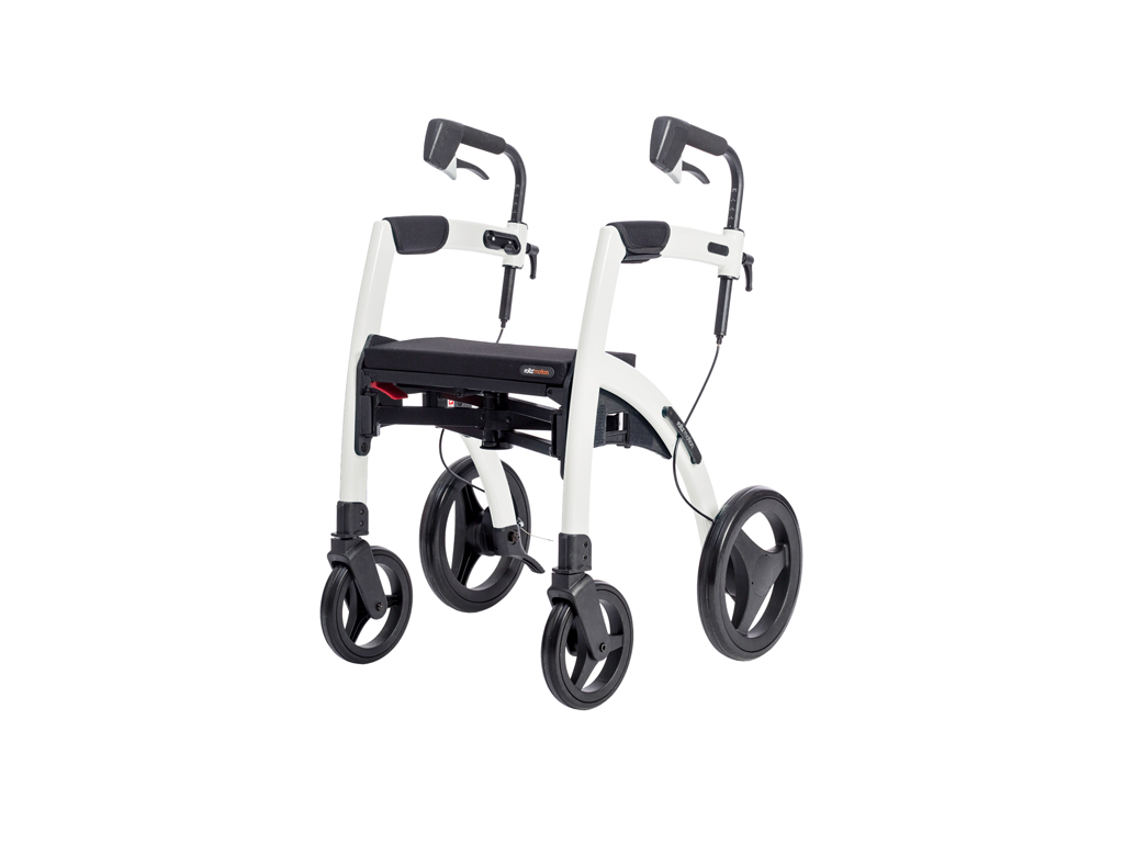 Déambulateur/fauteuil roulant ROLLZ MOTION²  -  2-en-1 - couleur blanc