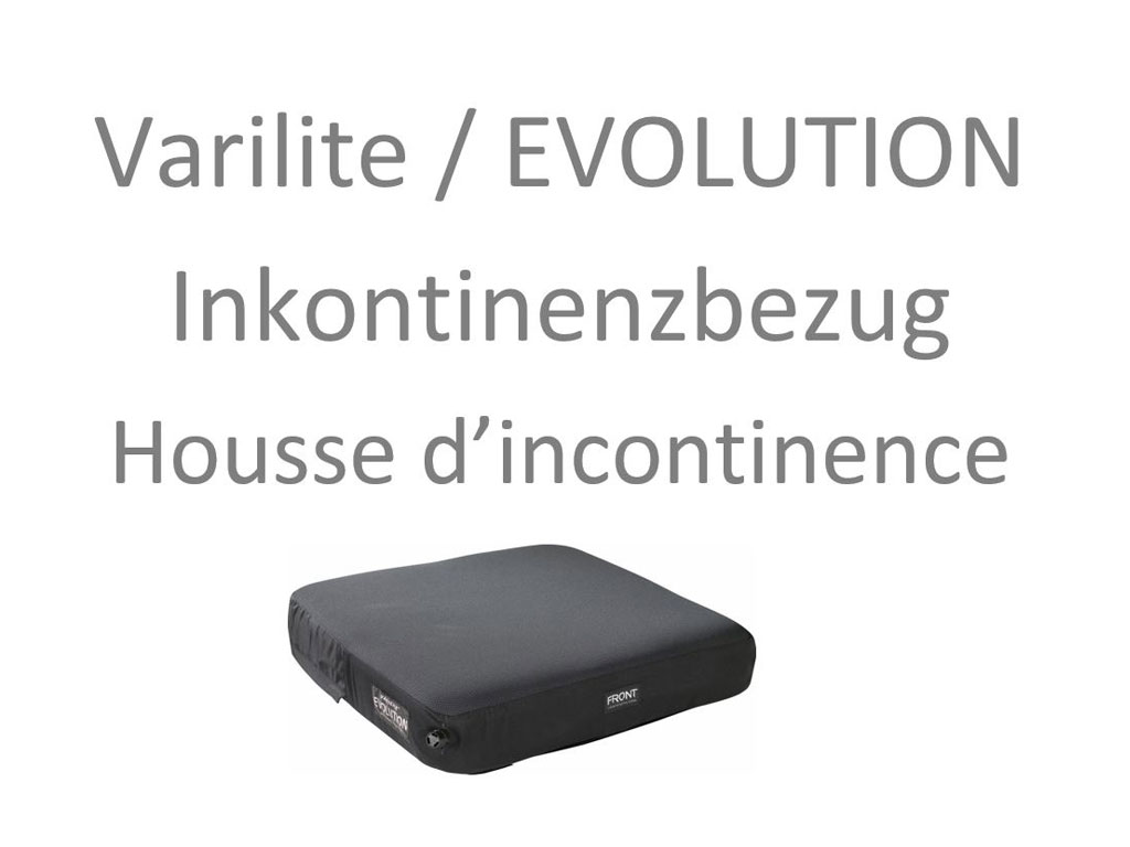 Housse d'incontinence pour coussin Varilite EVOLUTION - largeur 45cm -  profondeur 50cm