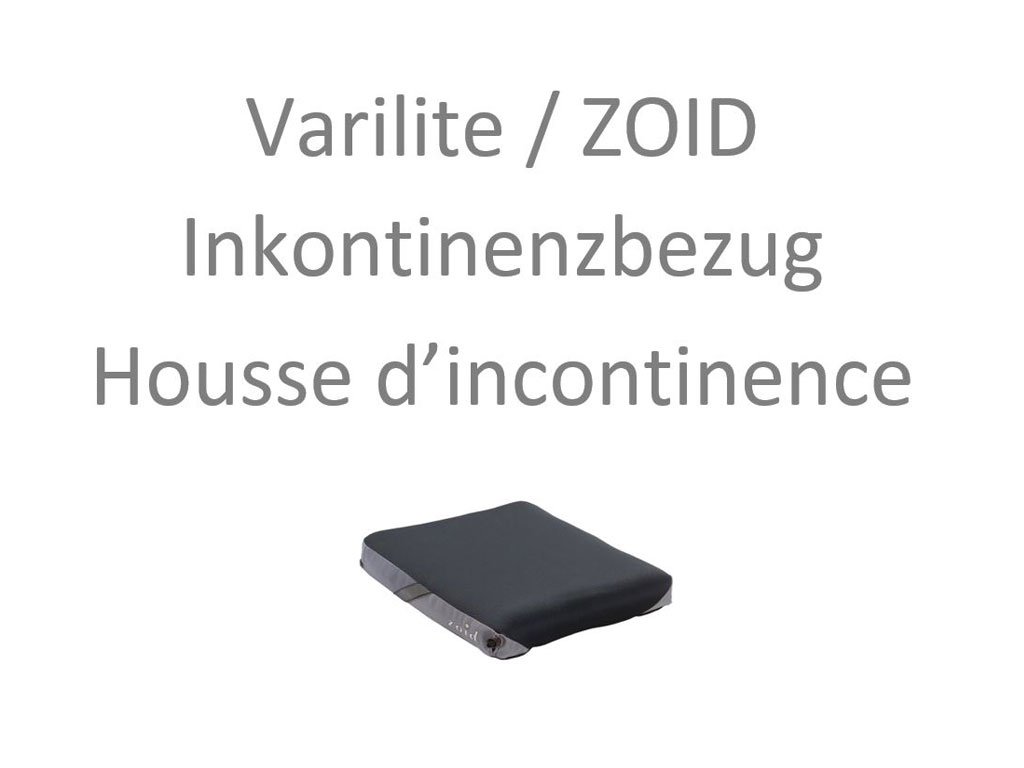 Housse d'incontinence pour coussin Varilite ZOID - largeur 45cm -  profondeur 50cm