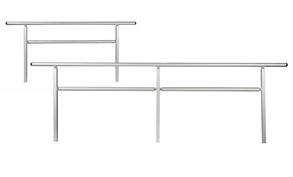 Geländer für FEAL Ganzrampe - Länge 150cm - Höhe 90cm - Rohrdurchmesser 45mm - G150