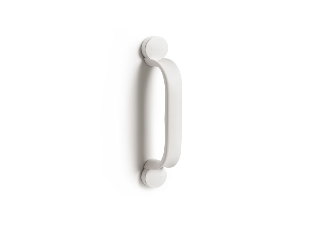 Poignée FLEX montage adhésiv - longueur 1 x 30cm -  couleur blanc