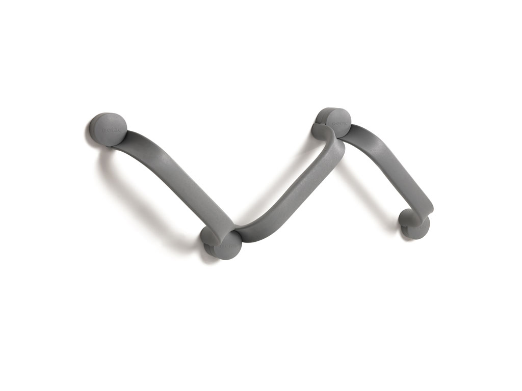 Manico FLEX montaggio con viti - lunghezza 3 x 30cm grigio