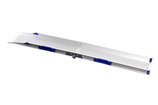 [10745] Rampa pieghevole - F150 - per sedia a rotelle elettrica - 76/150x21cm - per altezza 30cm - coppia