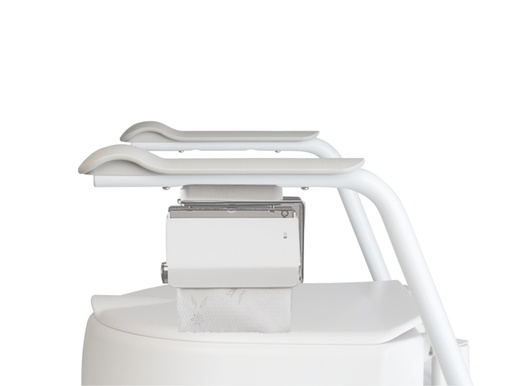 [8303 0001] Support pour rouleau de papier hygiénique - pour accoudoirs de toilettes