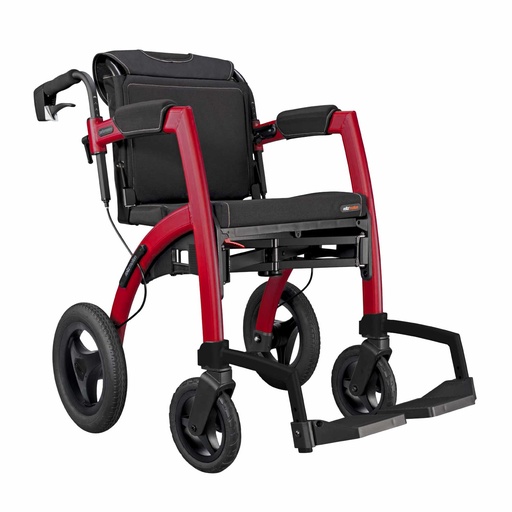 [2010RM0030] Déambulateur/fauteuil roulant Rollz Motion Performance - rouge rubis
