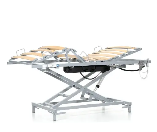 [282 A221] Elektrisches Bett-im-Bett-System - Belluno BIBS - 80x200cm - 4-geteilt - Federholzleisten - Matratzenausgleich