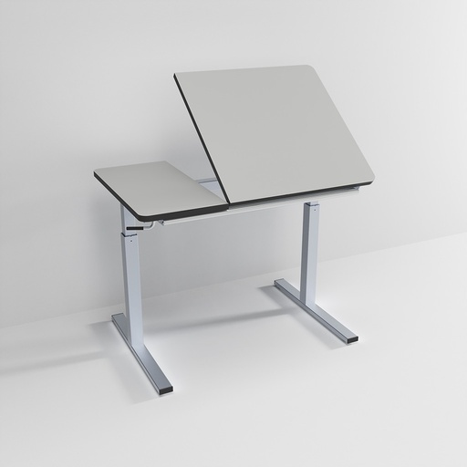 [20-70012] Tavolo terapeutico Ergo Tipo C - 90x60cm - regolazione manuale dell'altezza