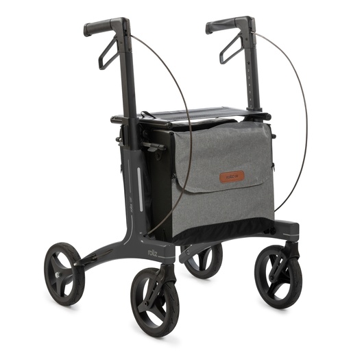[4010RA0010] Déambulateur en carbone Rollz Air - Medium - noir charbon