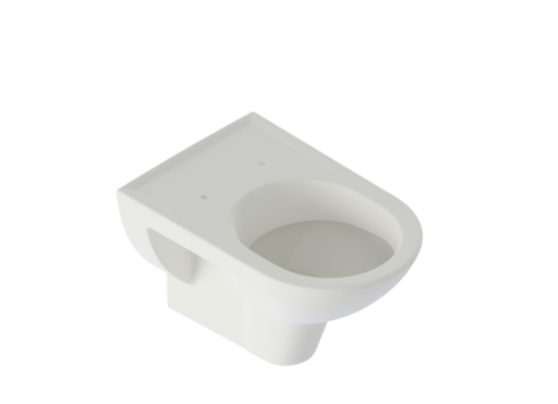 [40-44070] Cuvette de toilette - modèle court 56cm - sans lunette et couvercle - Ropox