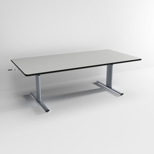 [20-62216-11] Gruppentisch Vision - 165x100cm - ohne Querstrebe - manuelle Höhenverstellung