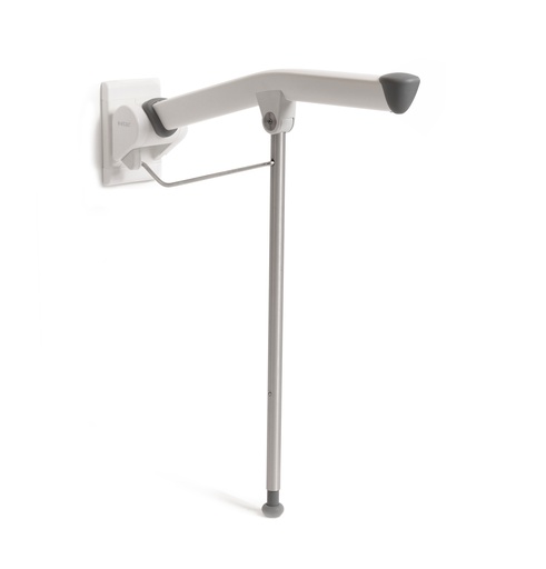 [8170 5030] Toilettenarmstütze REX  mit Beinstütze - Armlänge 70cm