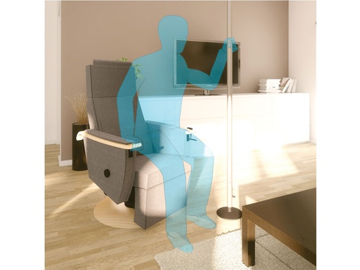 [35210] Haltestange GRIPO teleskopierbar lang - für Deckenhöhen zwischen 260cm - 320cm