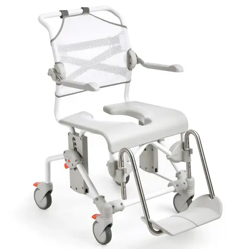 [8022 9400] Chaise douche-toilet SWIFT MOBIL-2 - hauteur réglable 45-60cm