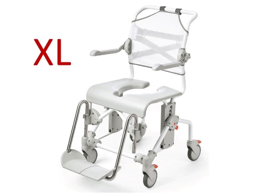 [8022 9467] Chaise douche-toilet SWIFT MOBIL-2 XL - avec dossier large