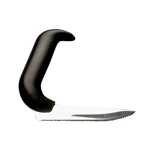 [8040 2102] Messer mit abgewinkeltem Handgriff - Handgriff Länge 88mm -  Klingenlänge 88mm