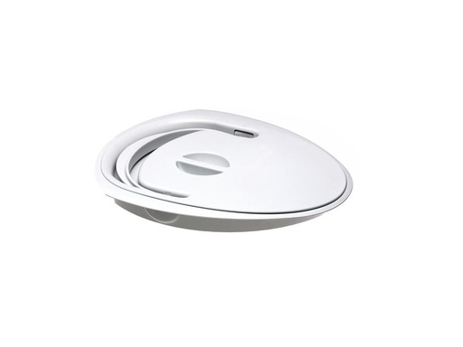 [8400 5067] Deckel grau zu Becken SWIFT Commode - 