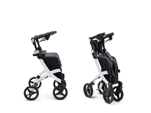 [3010RF0010] Rollator Rollz Flex² - Kieselstein weiss