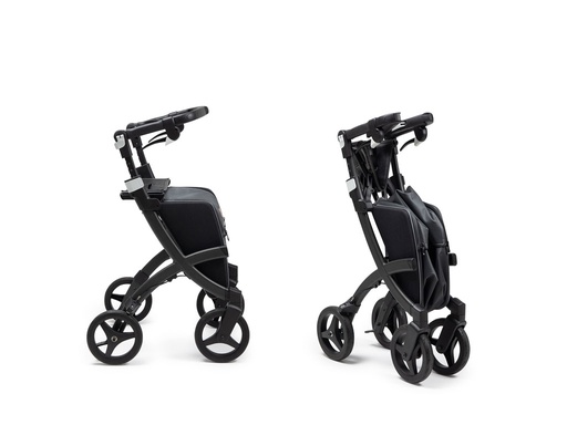 [3010RF0012] Déambulateur ROLLZ FLEX²  nouveau: sac impérmeable:  - châssis noir mat