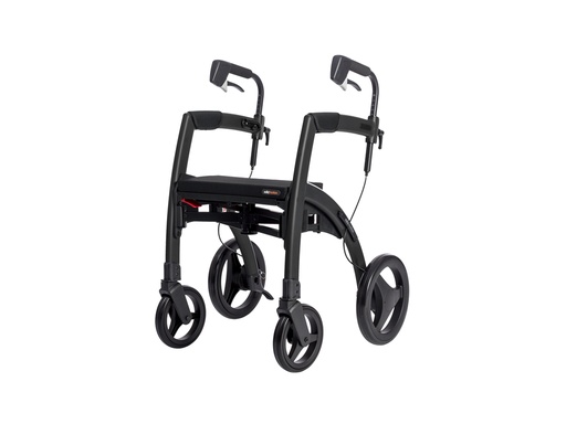 [2010RM0022] Déambulateur/fauteuil roulant ROLLZ MOTION² - 2-en-1 - couleur noir mat