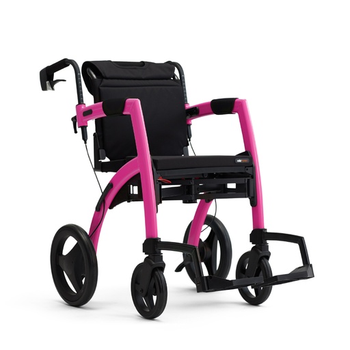 [2010RM0025 pink] Déambulateur/fauteuil roulant ROLLZ MOTION²  -  2-en-1 - pink