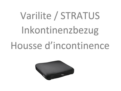 [04724] Housse d'incontinence pour coussin Varilite STRATUS - largeur 30cm -  profondeur 30cm