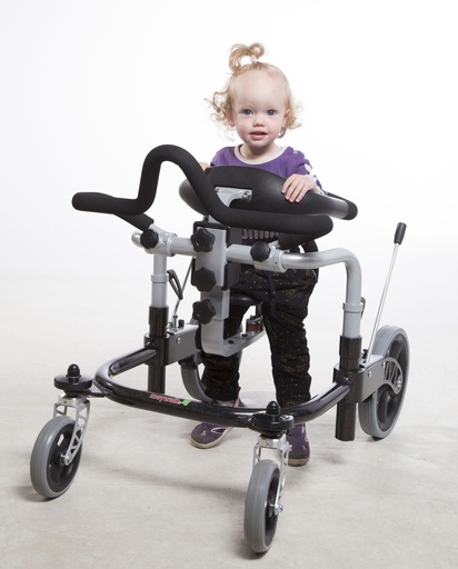 [M014000] MEYWALK 4 Déambulateur réglable avec siège et accoudoirs - Taille MICRO