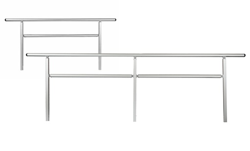 [10803] Geländer für FEAL Ganzrampe - Länge 75cm - Höhe 90cm - Rohrdurchmesser 45mm - G075